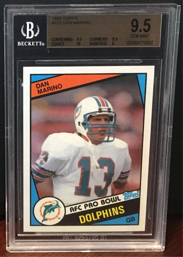 1984 Topps Dan Marino RC BGS 9.5