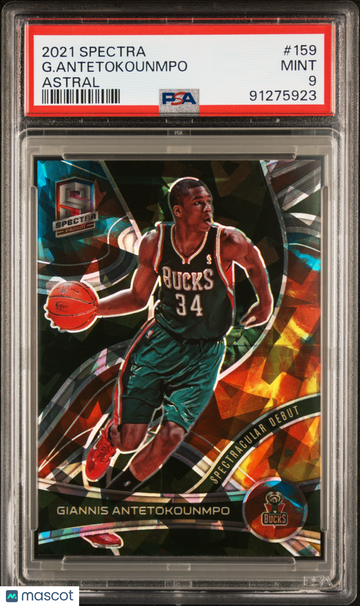 2021 Panini Spectra G. Antetokounmpo #159 Astral PSA 9