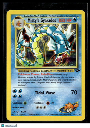 2000 Pokemon Misty's Gyarados
