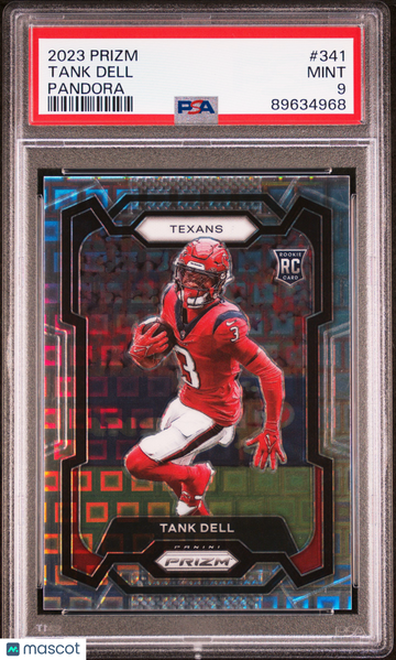 2023 Panini Prizm Tank Dell #341 Pandora 10th Anniversary Issue PSA 9