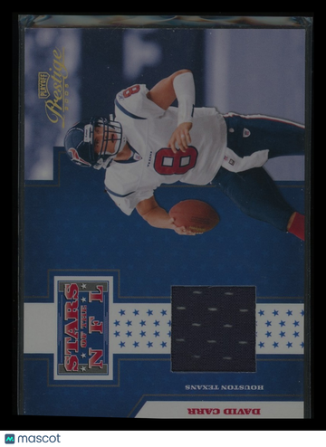 2007 Donruss Playoff Prestige Anquan Boldin David Carr #41 Game-Worn Jersey