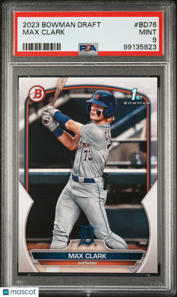 2023 Bowman Draft Max Clark #BD76 PSA 9