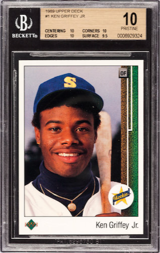 1989 Upper Deck Ken Griffey Jr. BGS 10