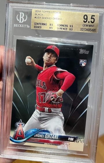 2018 Topps Update Shohei Ohtani black