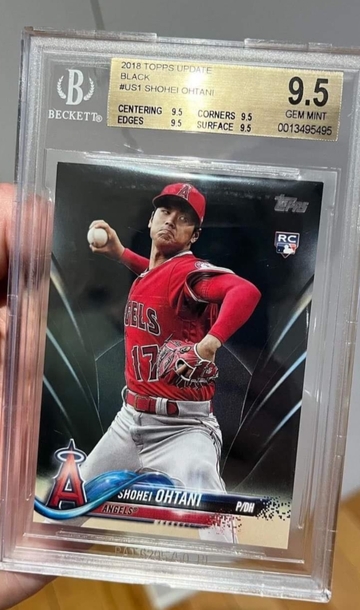 2018 Topps Update Shohei Ohtani black