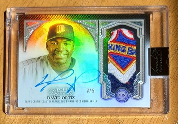 2023 Topps Dynasty David Ortiz raw card test PayPal 