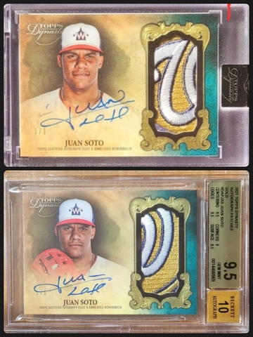2021 Topps Dynasty Juan Soto 1/1 lot