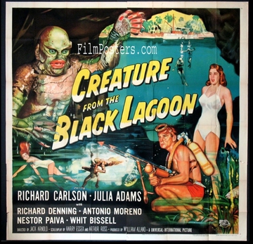 Creature from the Black Lagoon original movie poster